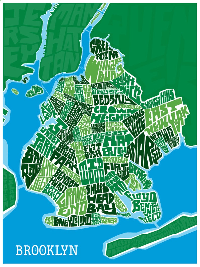 Brooklyn Neighborhood Type Map image 4