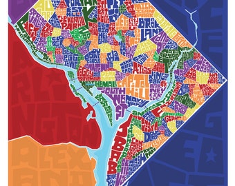 Washington DC Type Map