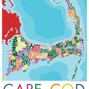 Cape Cod Typ Karte