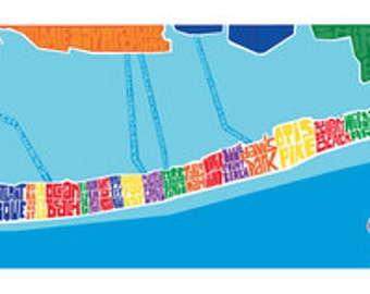 Fire Island Type Map