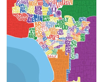 Los Angeles Type Map