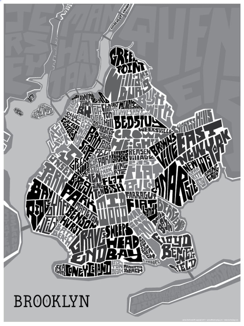 Brooklyn Neighborhood Type Map image 5