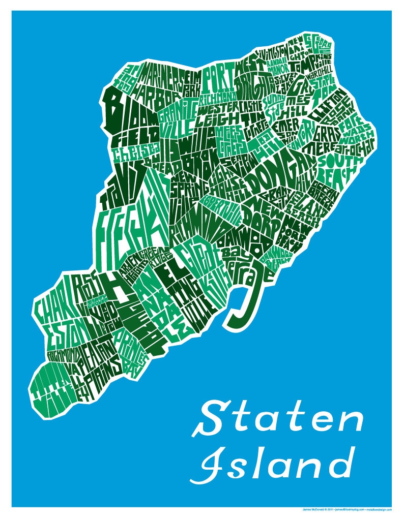 Staten Island Neighborhood Map Official New York Maps The Tourist