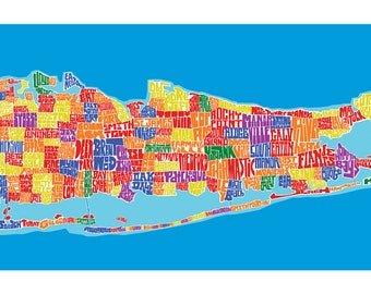 Long Island Rainbow Type Map