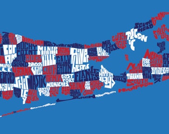 Suffolk County Town Map