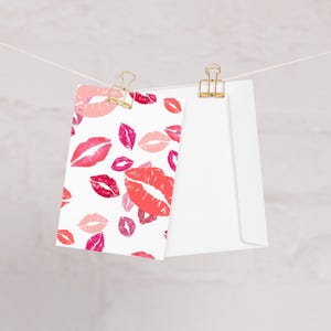 Kissy Lips Greeting Card