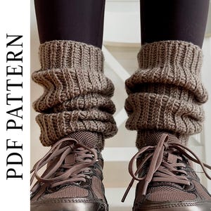 Jambières côtelées au crochet | Adapté aux débutants, didacticiel vidéo (PDF)