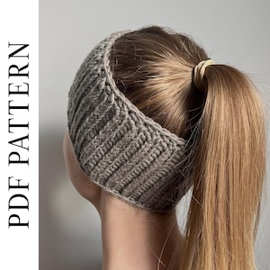 Crochet Stirnband Muster | Sportliche gerippte Ohrenwärmer | Anfänger | Schnell Machen | US AGB (PDF)