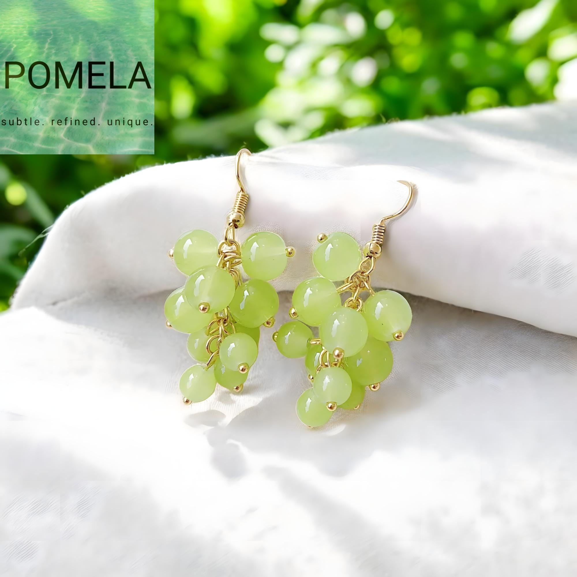 Grape Earrings - Etsy UK