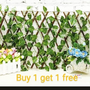 Expandable Artificial Leaf Fence: Privacy Screen, Garden & Balcony Decor