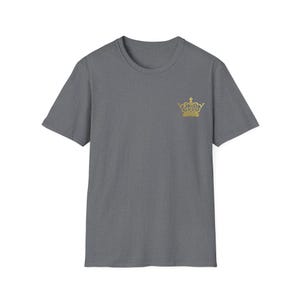 Crown Emblem Unisex T-Shirt: Softstyle Cotton Royal Tee