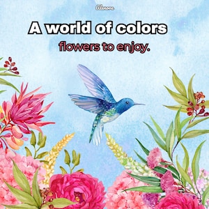 Flower Coloring Book for Adults and Kids – 31 Printable Pages – Relaxing Floral Designs for Mindfulness and Joy
