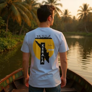 Mallu Kerala Inspired T-Shirt, Ethnic Indian Tee, South Indian Clothing, Traditional Kerala Shirt, Cultural Graphic Top