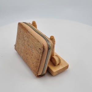 Minimalistischer Kartenhalter aus Kork: Umweltfreundliche Vegane Geldbörse