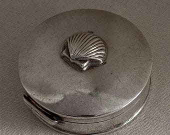 Scatola portagioie o portaricordi vintage in argento sterling 925.