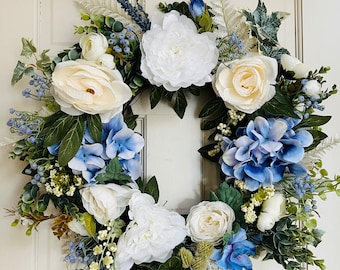 French Country Spring Wreath