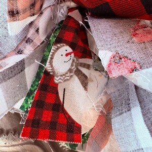 Rustic Santa Rag Wreath/farmhouse Christmas/christmas Decor - Etsy