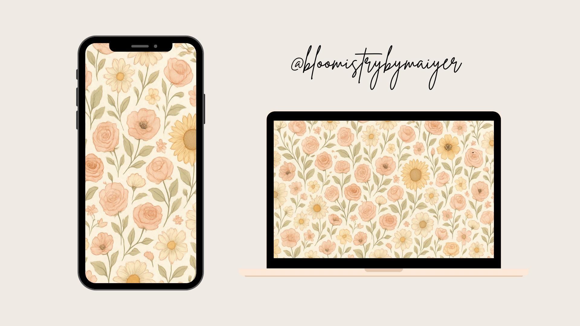 Whispers of Wildflowers Phone/Desktop Wallpaper