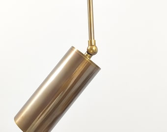 Handmade Brass Cylinder Spotlight: Modern Ceiling Wall Light