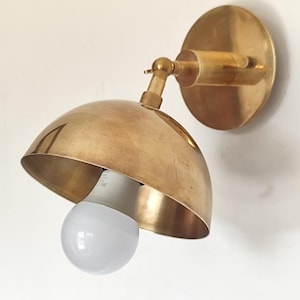 1 item brass wall sconce dome light , solid brass adjustable wall sconce ,   wall sconce fixture