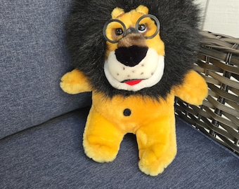 Vintage Hubert the Harris Lion stuffed toy bank