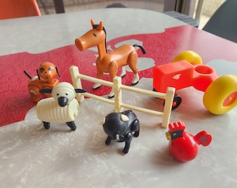 Vintage Fisher Price Farm Toys