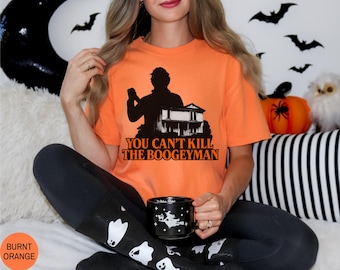 Comfort Colors® You Can't Kill the Boogeyman Shirt, Halloween Shirt, Michael Myers Tshirt, Vintage Slasher Fan Gift, Horror Movie Tee