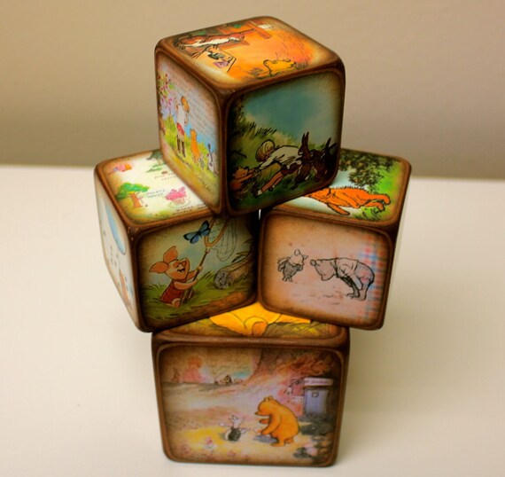 winnie the pooh wooden blocks
