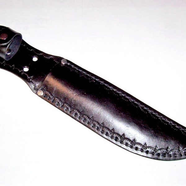Leather Knife Sheath Etsy