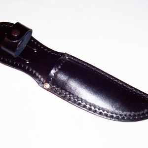 Hand Tooled-5 Blade-left/right Handed-black Camouflage Leather Knife ...
