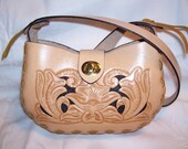 Hand Tooled Petite Leather Purse