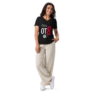 Stray Kids OT8 Women’s relaxed v-neck t-shirt