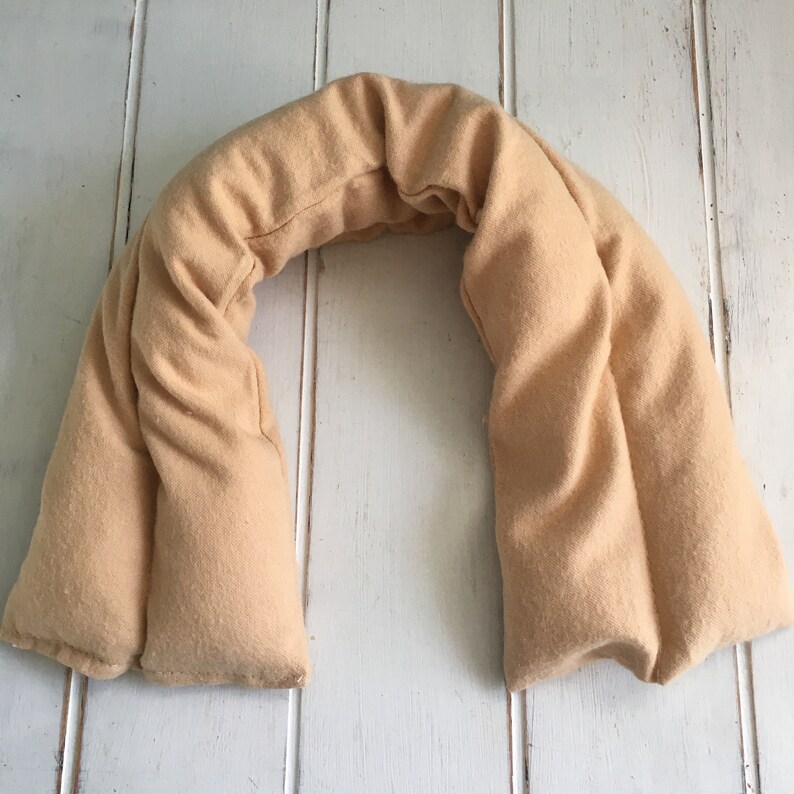 Purple and Blue Flannel plaid Neck Wrap Rice bag 4 x 20 Etsy