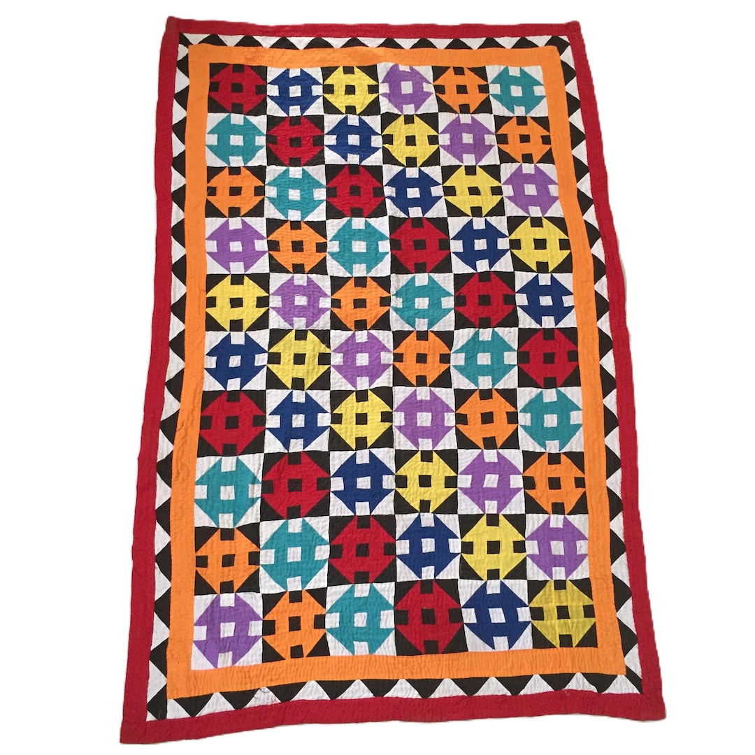 Vintage Rilli Quilt From Sindh – Handstitched Patchwork Throw | Boho ...