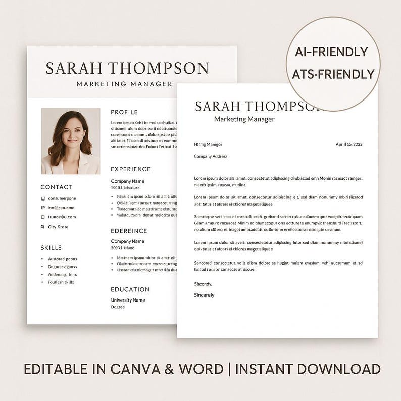 Ai optimized Resume Template Bundle - Il 794xN.7006961308 Cg31