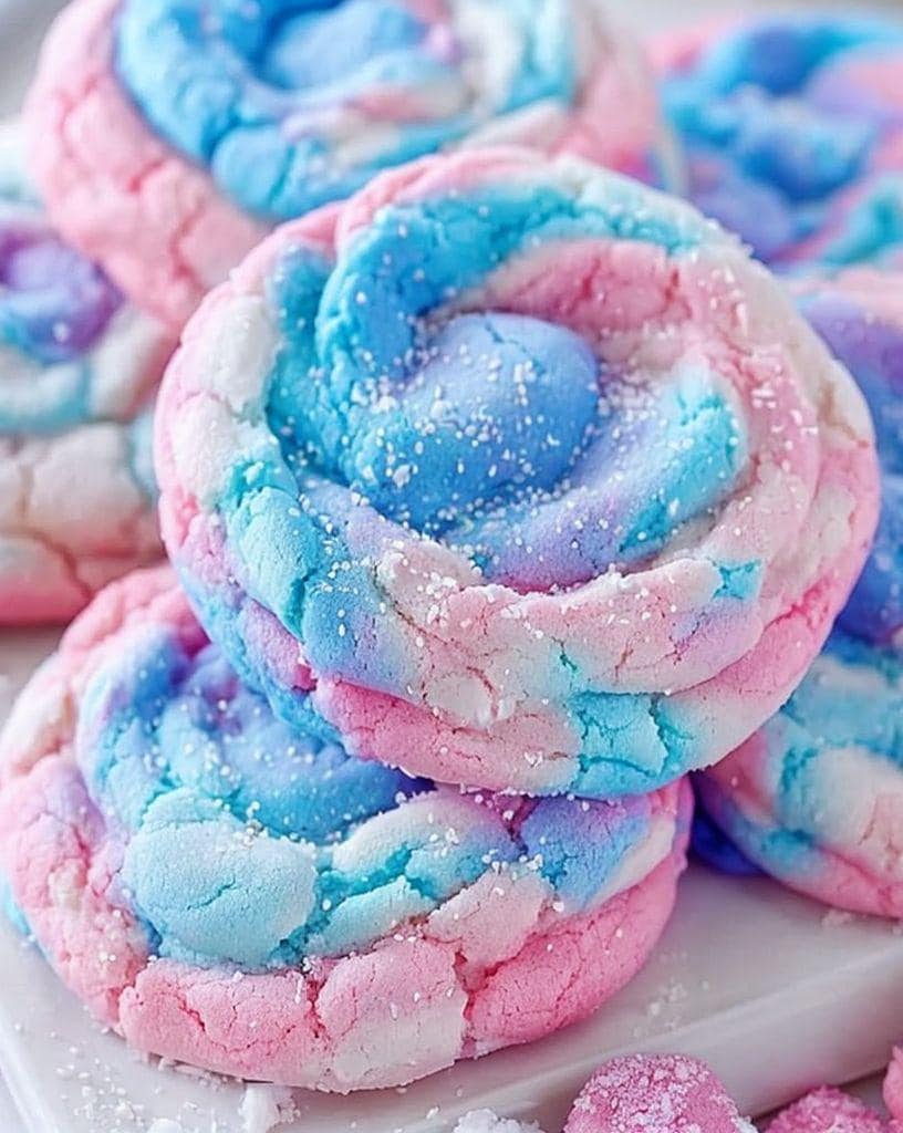 Cotton Candy Cookies | Fun & Fluffy Sweet Treats . - Etsy