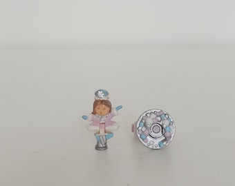 Vintage Polly Pocket Snow Princess Ring – 1992 Bluebird 90s Christmas Gift