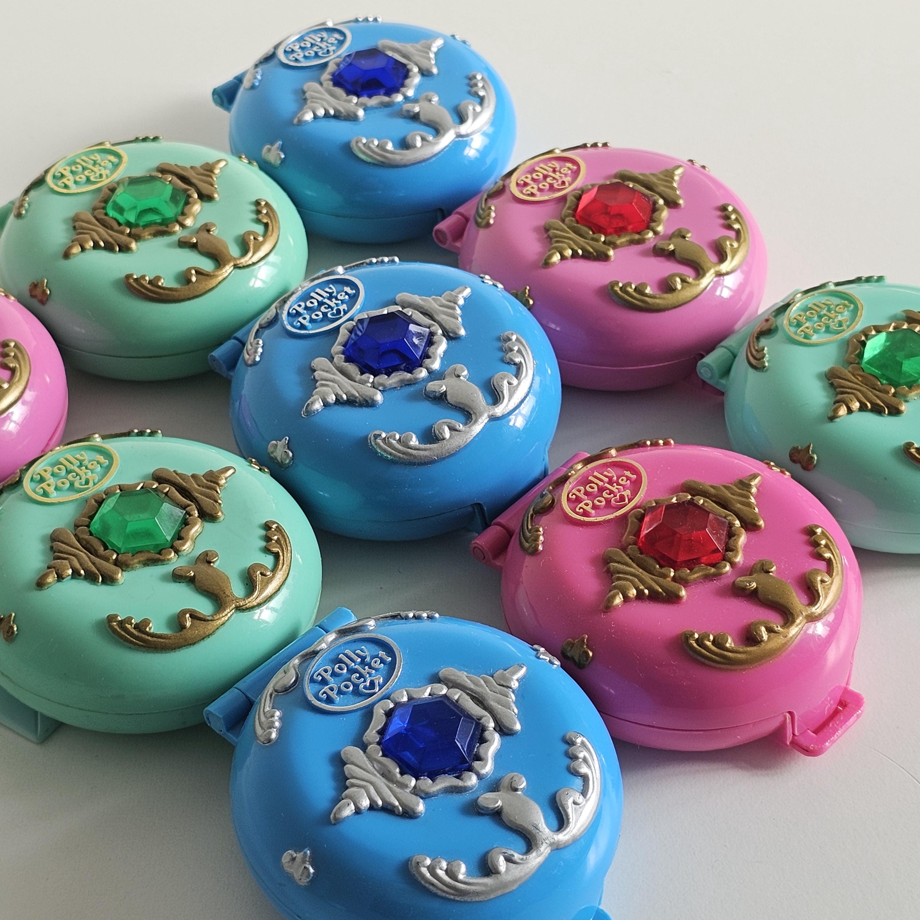 Polly Pocketポーリーポケットジュエルドシー　青コンパクト ポーリーポケット - Etsy 日本