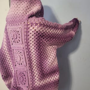 Garden Blooms Hexi Cardigan Crochet PDF Pattern