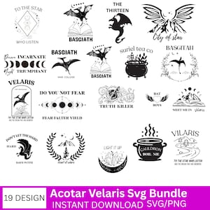 Acotar Velaris Svg Bundle, Meet Me in Velaris, To the Stars Who Listen PNG, Night Court SVG, Sarah J Maas SVG, Velaris City of Starlight
