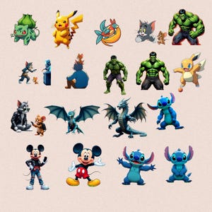Cartoon Mega Bundle Png, Cartoon characters, Cartoon png,20  Cartoon Mega Bundle png, cartoon design bundle, cartoon digital download