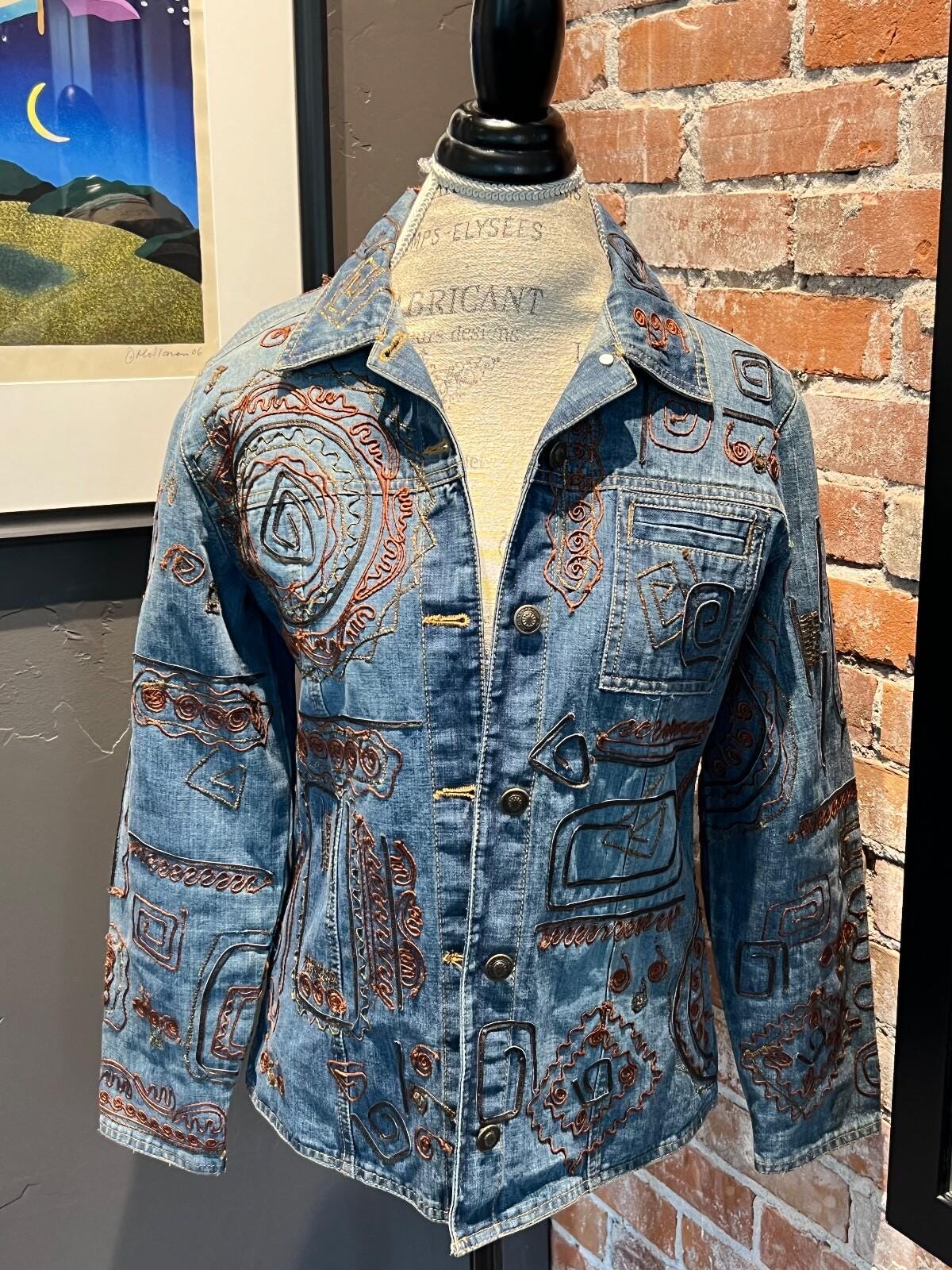 Chicos Denim Jacket - Etsy