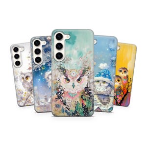 Cute Owl phone case Bird cover for Google Pixel 10Pro XL, 8a, 7PRO, 6A, IPhone 17 Pro max,15, 14,13,12,11, Samsung S25 Edge,S24,S23