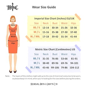Conjunto de traje renacentista: Top, falda y tocado de malla de aluminio imagen 11