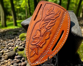 Handcrafted Western Knife Sheath: Vintage Style with a Modern Twist