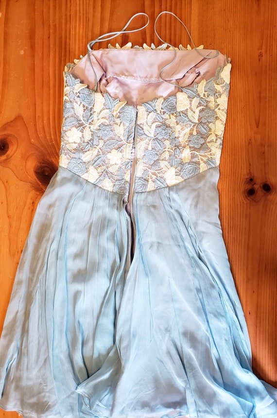 Vintage Blue Cocktail Dress; Frozen Disney Elsa I… - image 5