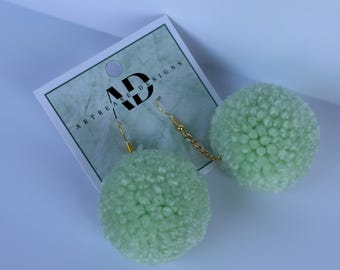 Pastel Green | Spring Earrings