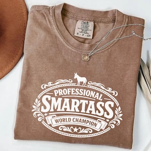 Professionell Smartass världsmästare Svg, rolig western png, sarkastisk vuxen humor clipart digital nedladdning