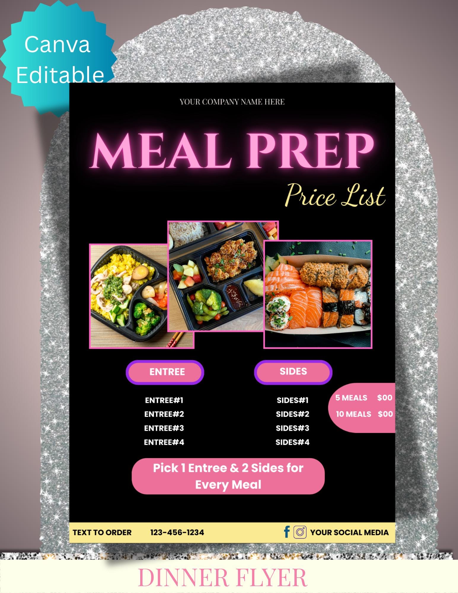 Meal Plan Flyer