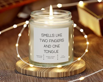 Vela lésbica divertida y sexy para chicas queer, sáficas y WLW, decoración del hogar del orgullo LGBTQ+ atrevida y divertida para mujeres lesbianas queer bisexuales, cera perfumada